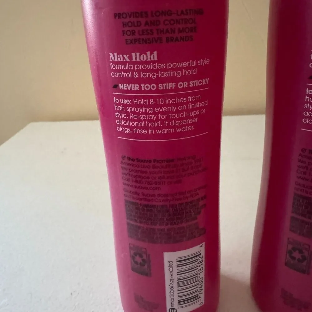 Suave Max Hold Non Aerosol Hairspray, 11 oz (2-Pack)